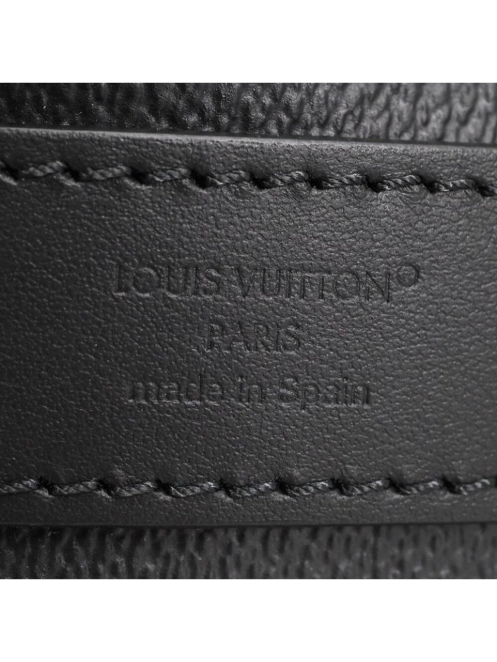 Louis Vuitton Handbag Keepall Bandouliere 25 Black Green - Picture 6 of 9